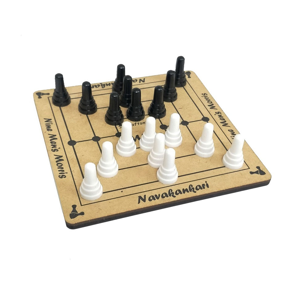 Nine Men's Morris | Navakankari | Mills Travel Board Game