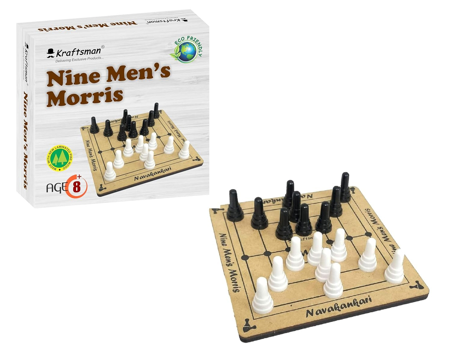 Nine Men's Morris | Navakankari | Mills Travel Board Game