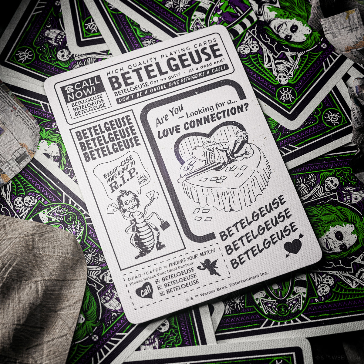 Beetlejuice Playing Cards