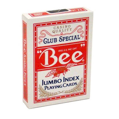 Brick of 12 Bee Jumbo Index 6 Red & 6 Blue Decks