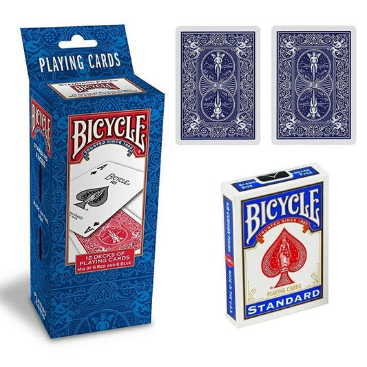 Brick of 12 Bicycle Standard (BLUE) Decks