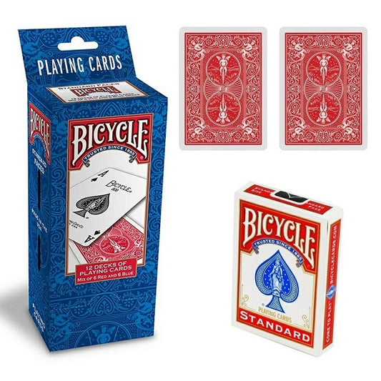 Brick of 12 Bicycle Standard (RED) Decks